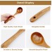 Wooden Ladles for Cooking, 10.8inch Large Spoons for Kitchen,Wood Soup Ladle,Ladles for Serving,Nonstick Spoons for Cooking (Acacia Wood)