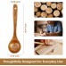 Wooden Ladles for Cooking, 10.8inch Large Spoons for Kitchen,Wood Soup Ladle,Ladles for Serving,Nonstick Spoons for Cooking (Acacia Wood)