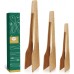 3 Pcs Wooden Tongs Set for Cooking,Wooden Toaster Tongs,Kitchen Tong for Cooking Serving Bread