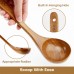 Wooden Ladles for Cooking, 10.8inch Large Spoons for Kitchen,Wood Soup Ladle,Ladles for Serving,Nonstick Spoons for Cooking (Acacia Wood)