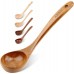 Wooden Ladles for Cooking, 10.8inch Large Spoons for Kitchen,Wood Soup Ladle,Ladles for Serving,Nonstick Spoons for Cooking (Acacia Wood)