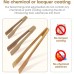 3 Pcs Wooden Tongs Set for Cooking,Wooden Toaster Tongs,Kitchen Tong for Cooking Serving Bread