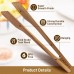 Wooden Food Tongs, Toast Tongs, Wood Tongs for Kitchen Cooking